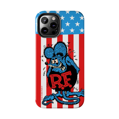 Red, White and Fink - Tough Phone Case