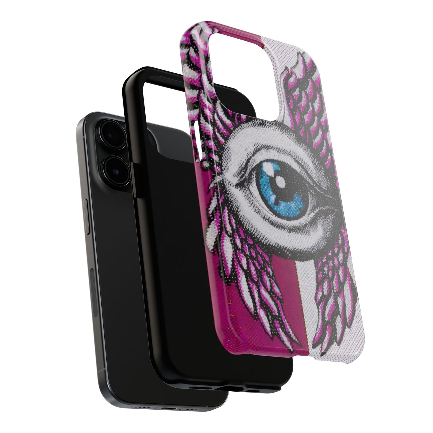 Dual-Tone Winged Eye iPhone Case