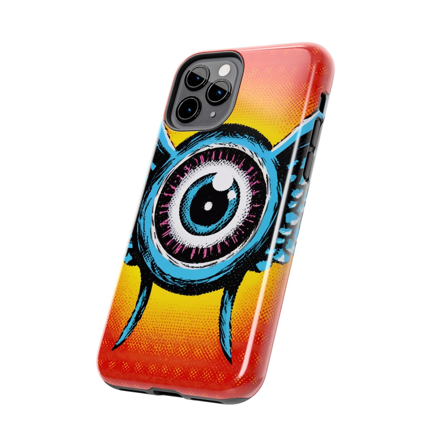 Bursting Vision Winged Eye iPhone Case