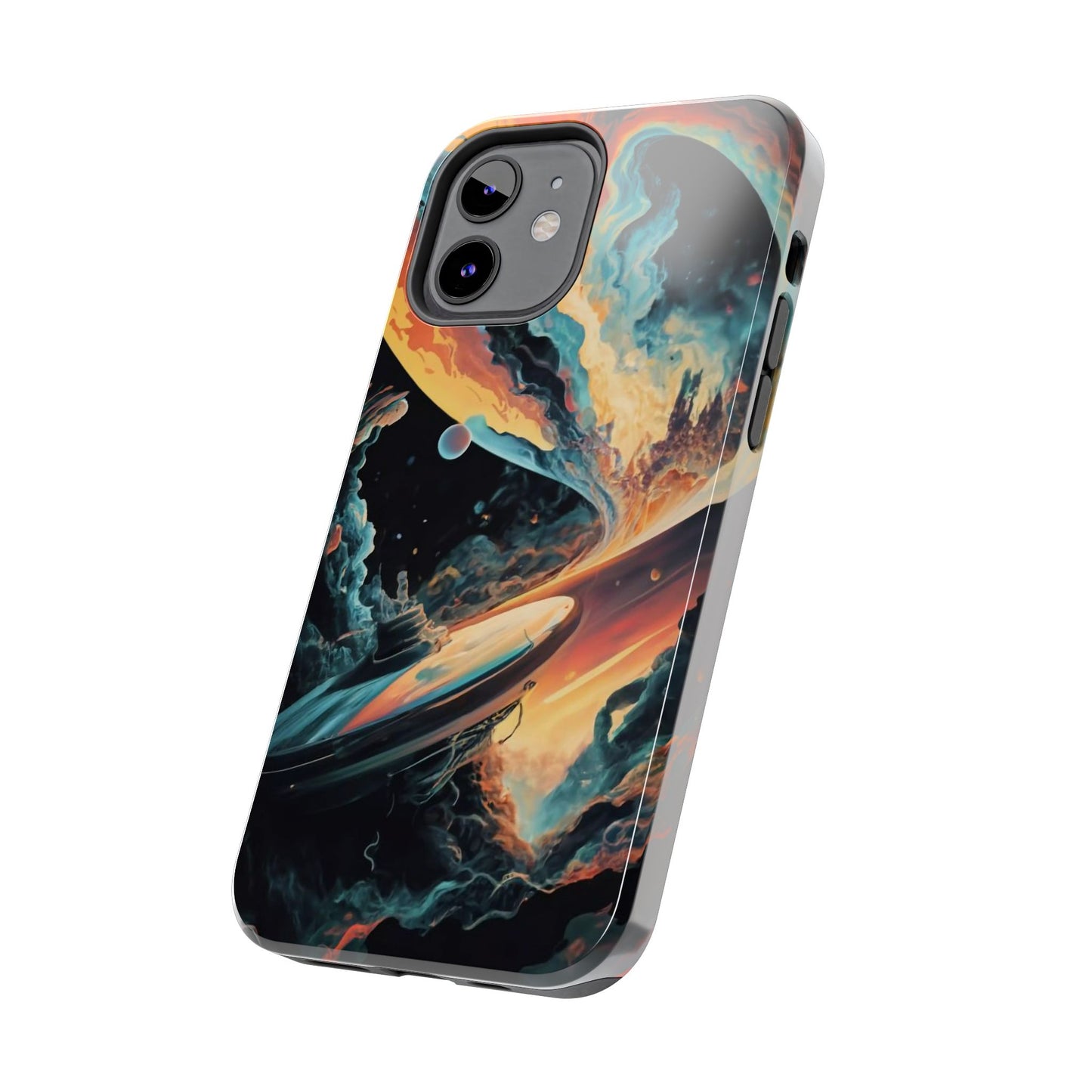 Retro Futuristic Space Odyssey Tough Phone Case