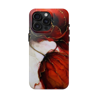 Ethereal Blossom Alcohol Ink Tough Phone Case