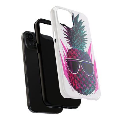 Sunglass Clad Pineapple Funk Tough Phone Case