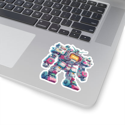 Pixelated Power Bot Sticker