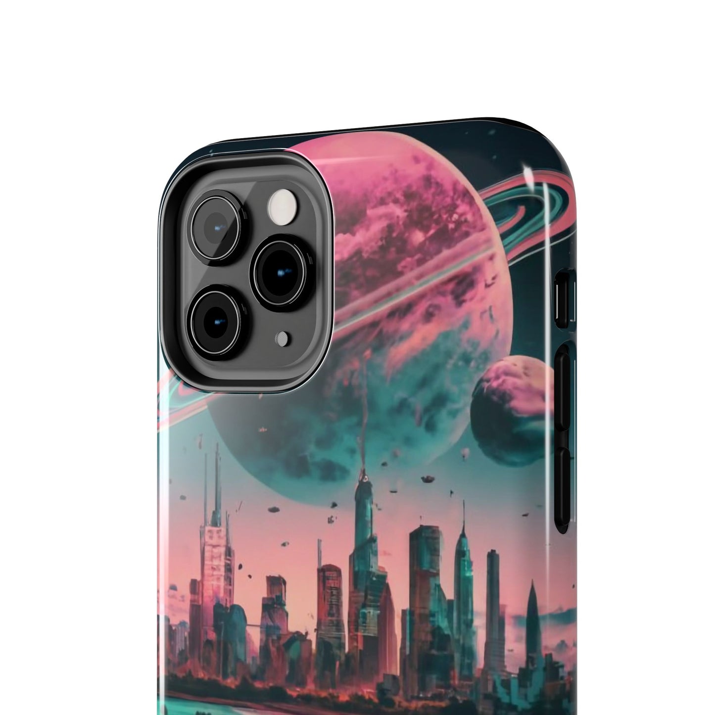 Celestial Cityscape Aerial View Tough Phone Case