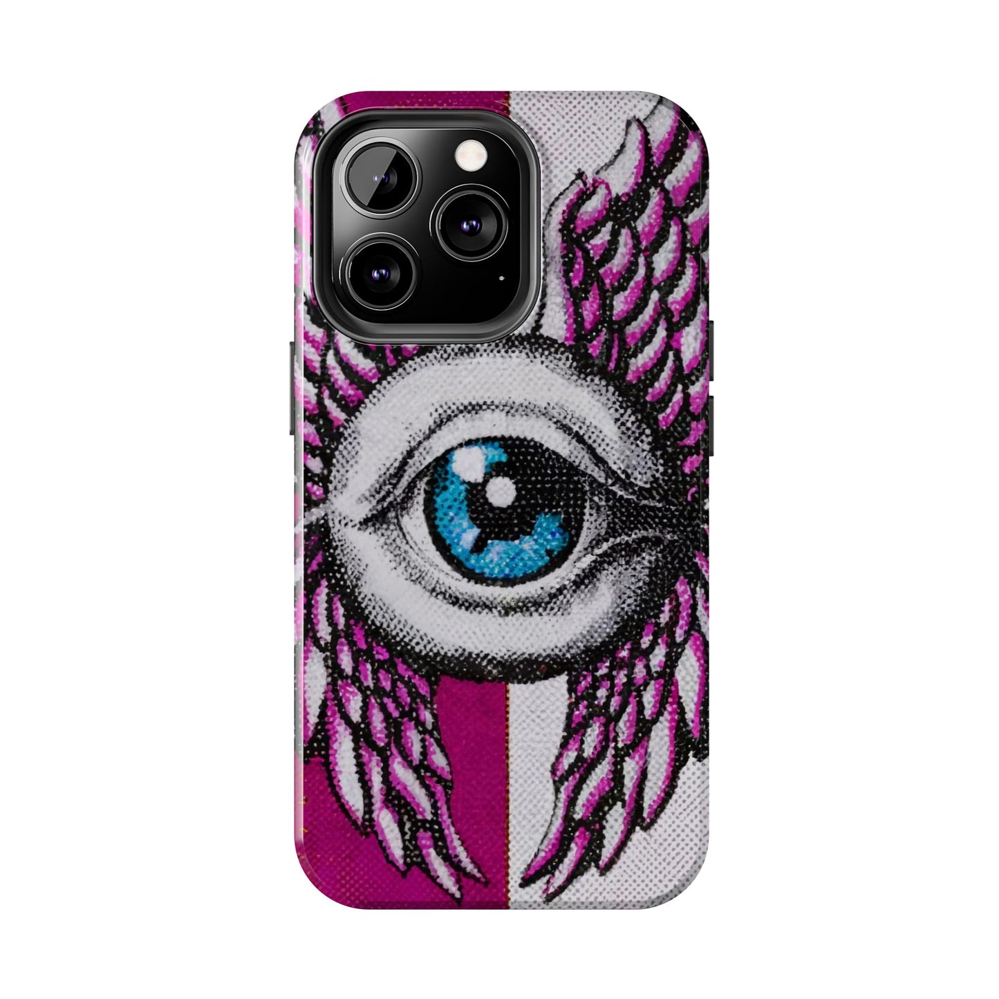 Dual-Tone Winged Eye iPhone Case