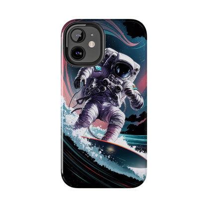 Cosmic Crest Astronaut Wave Rider Tough Phone Case