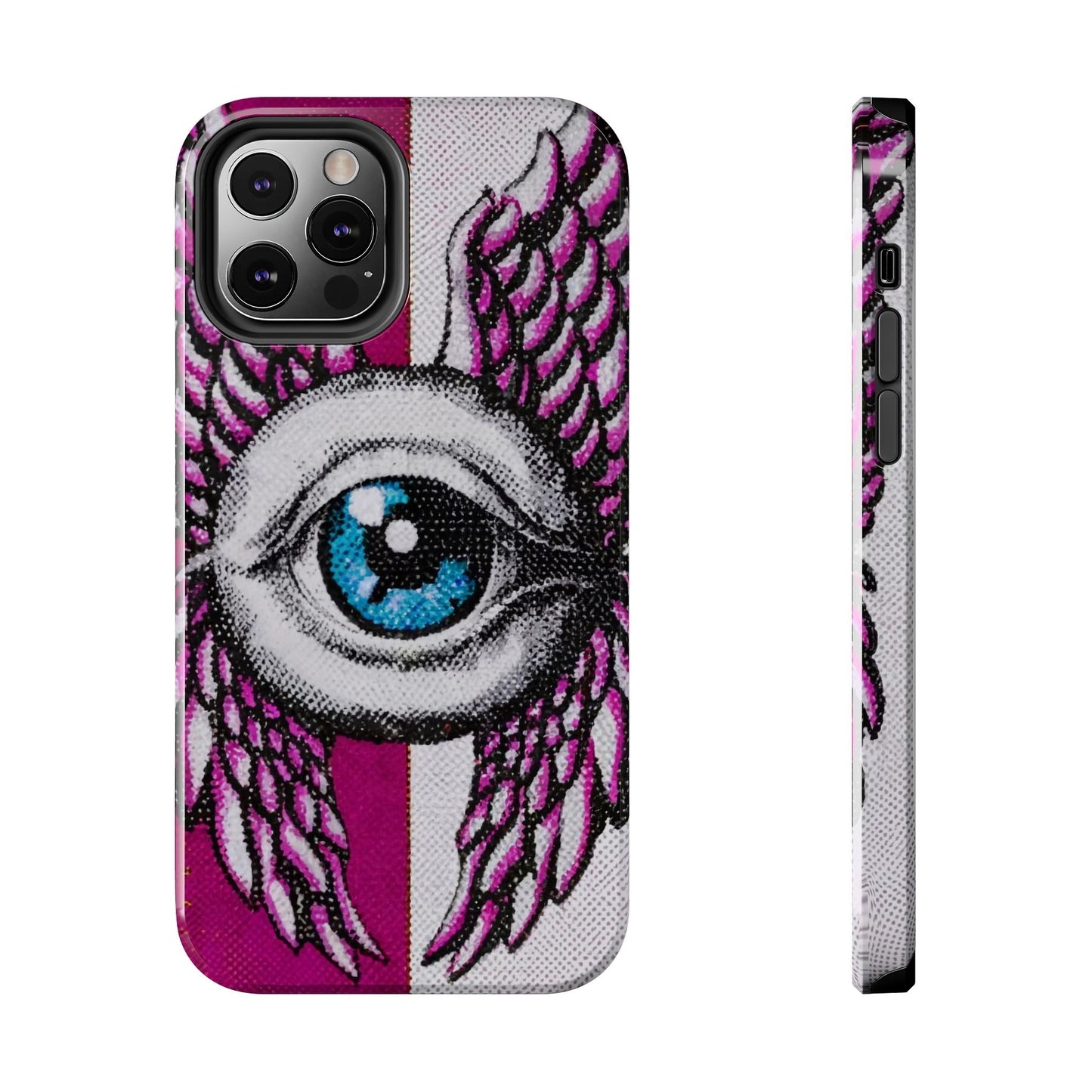 Dual-Tone Winged Eye iPhone Case