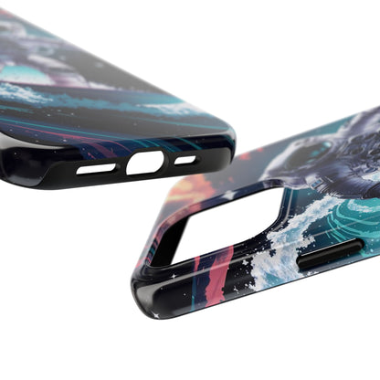 Space Surfer Astronaut Adventure Tough Phone Case