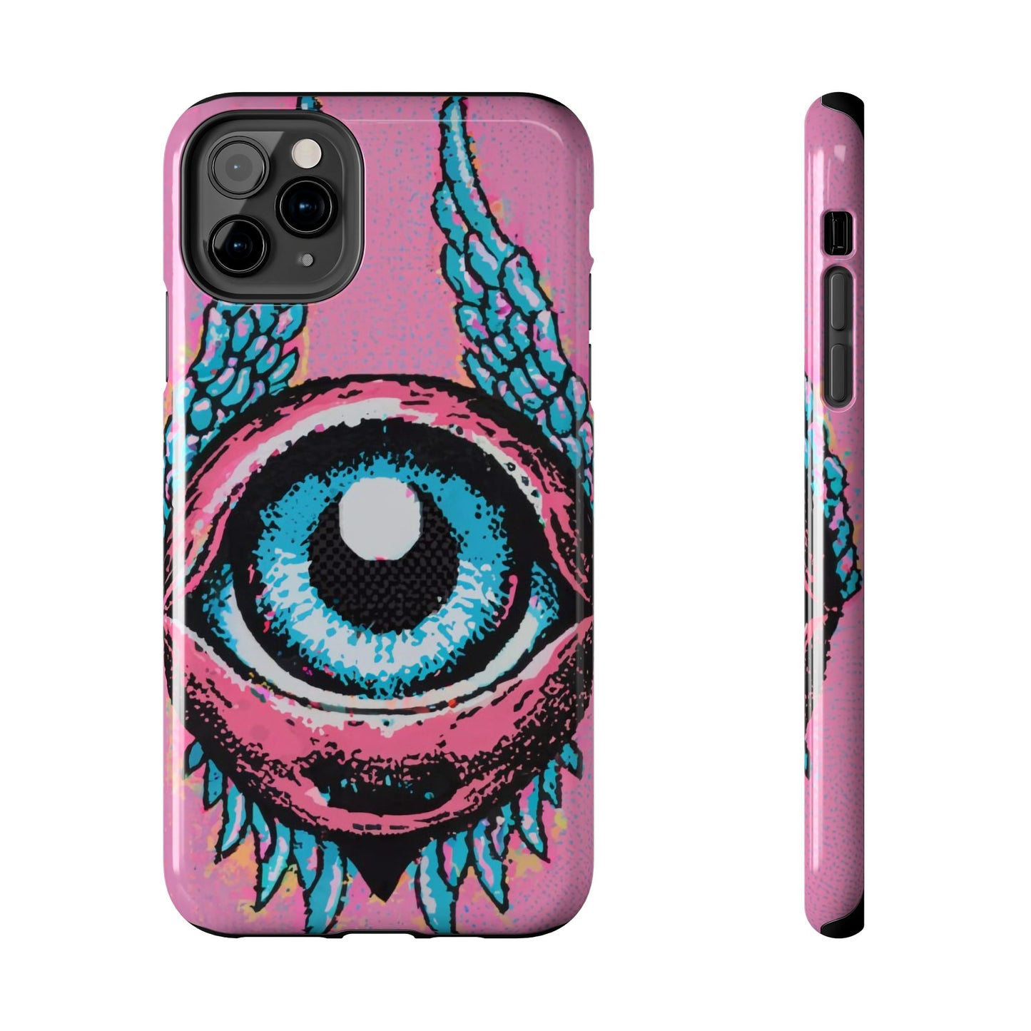 Halftone Horizon Eyeball iPhone Case