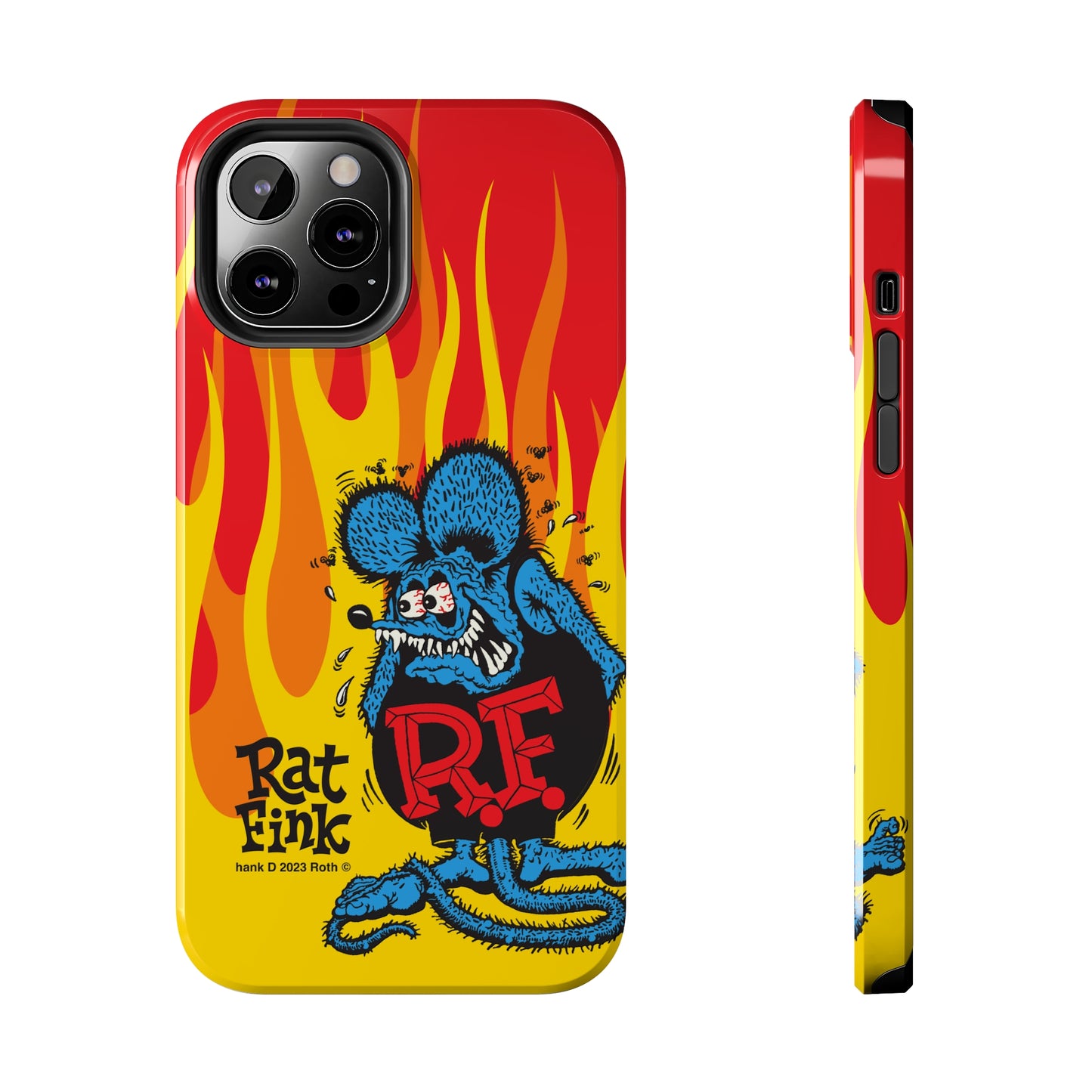 Fink Flames - Yellow/Red - Tough Phone Case