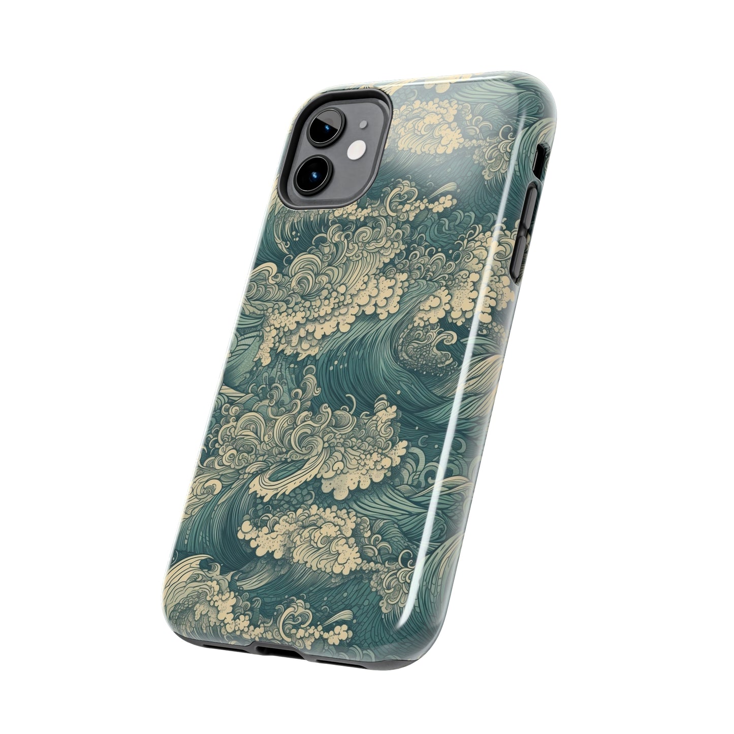 Tranquil Tides - Wave of Colors - Tough Phone Case