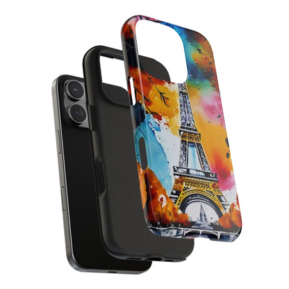 Vibrant Twilight Eiffel Defender Case