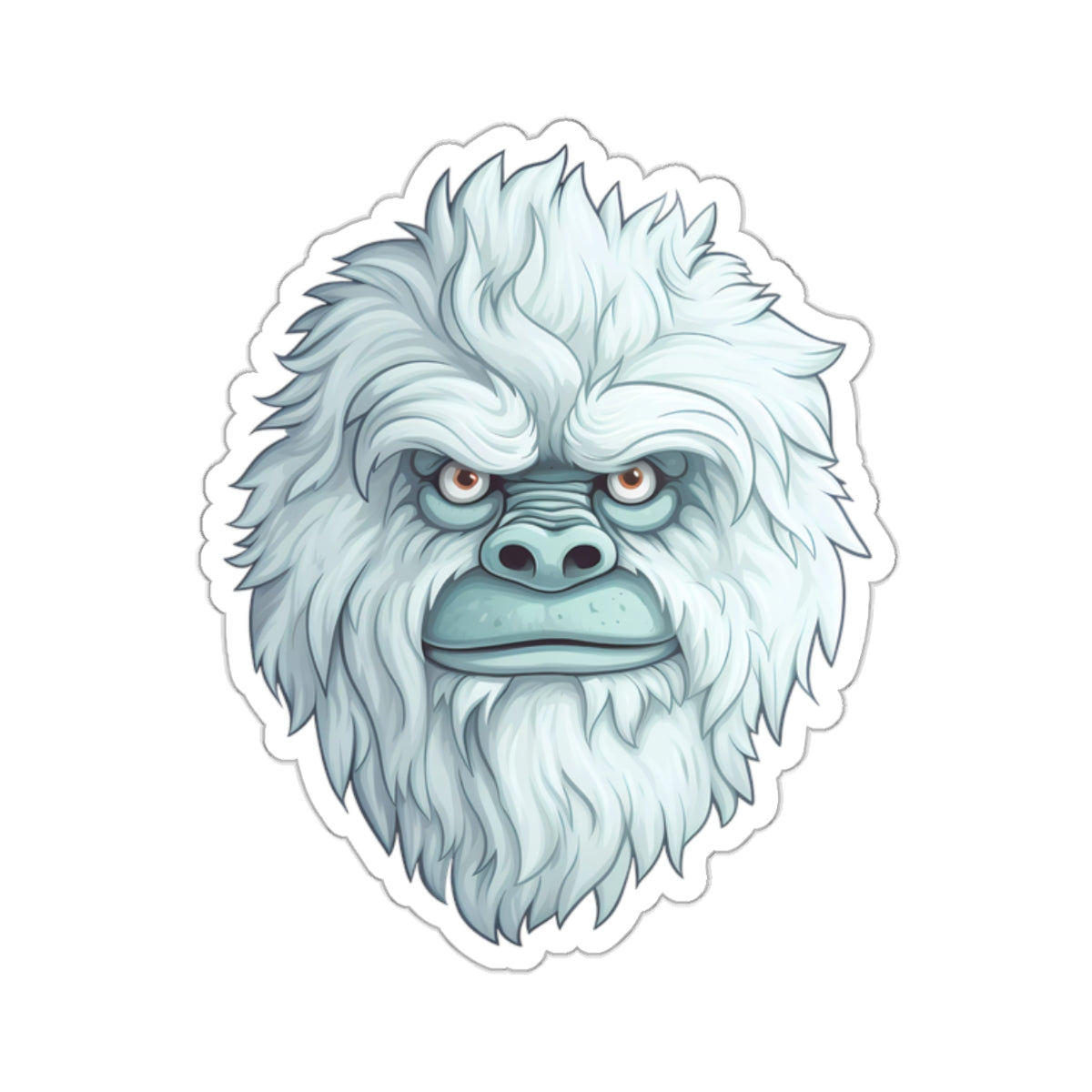 Intense Yeti Gaze Sticker