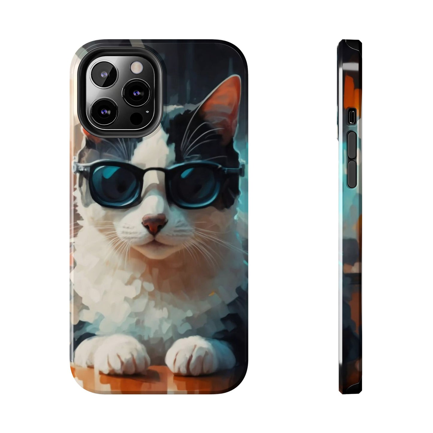 CoolCat Dinner Date Tough Phone Case