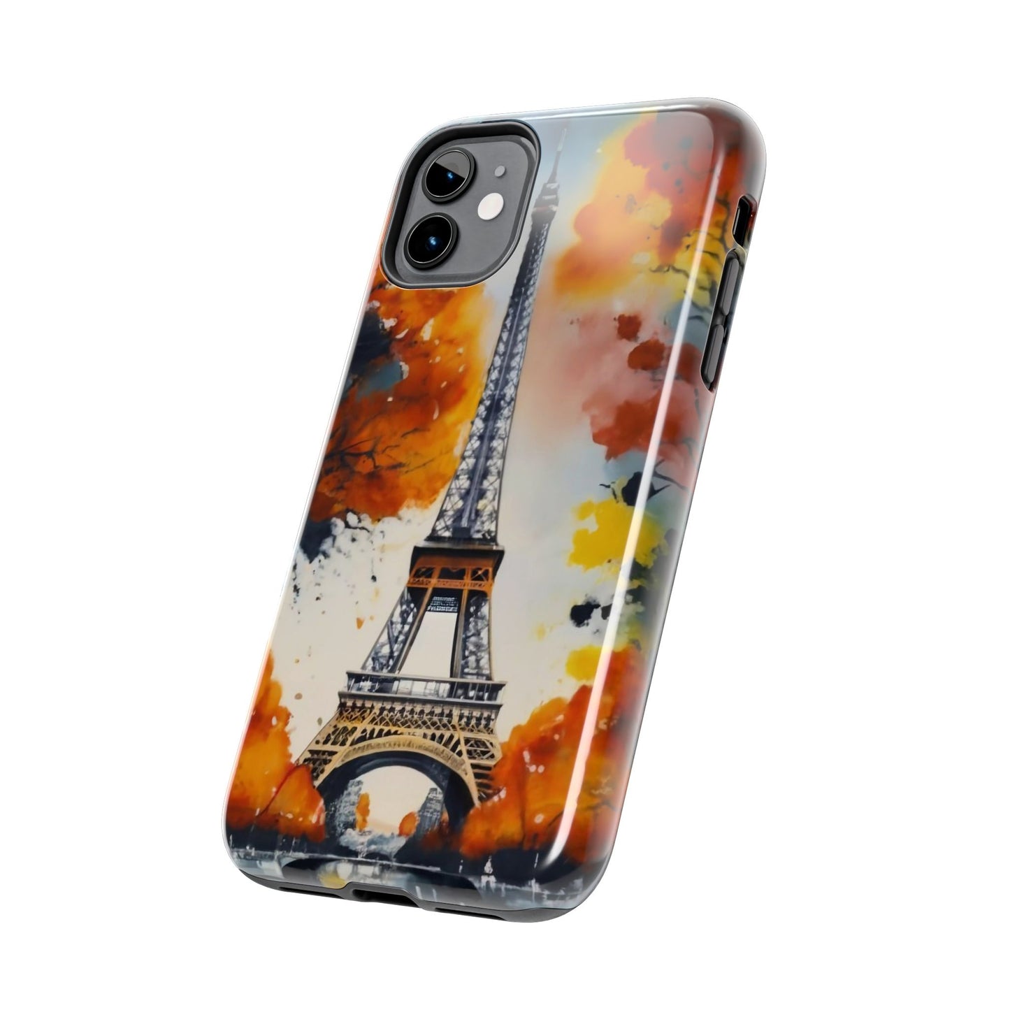 Watercolor Eiffel Twilight Defender Case