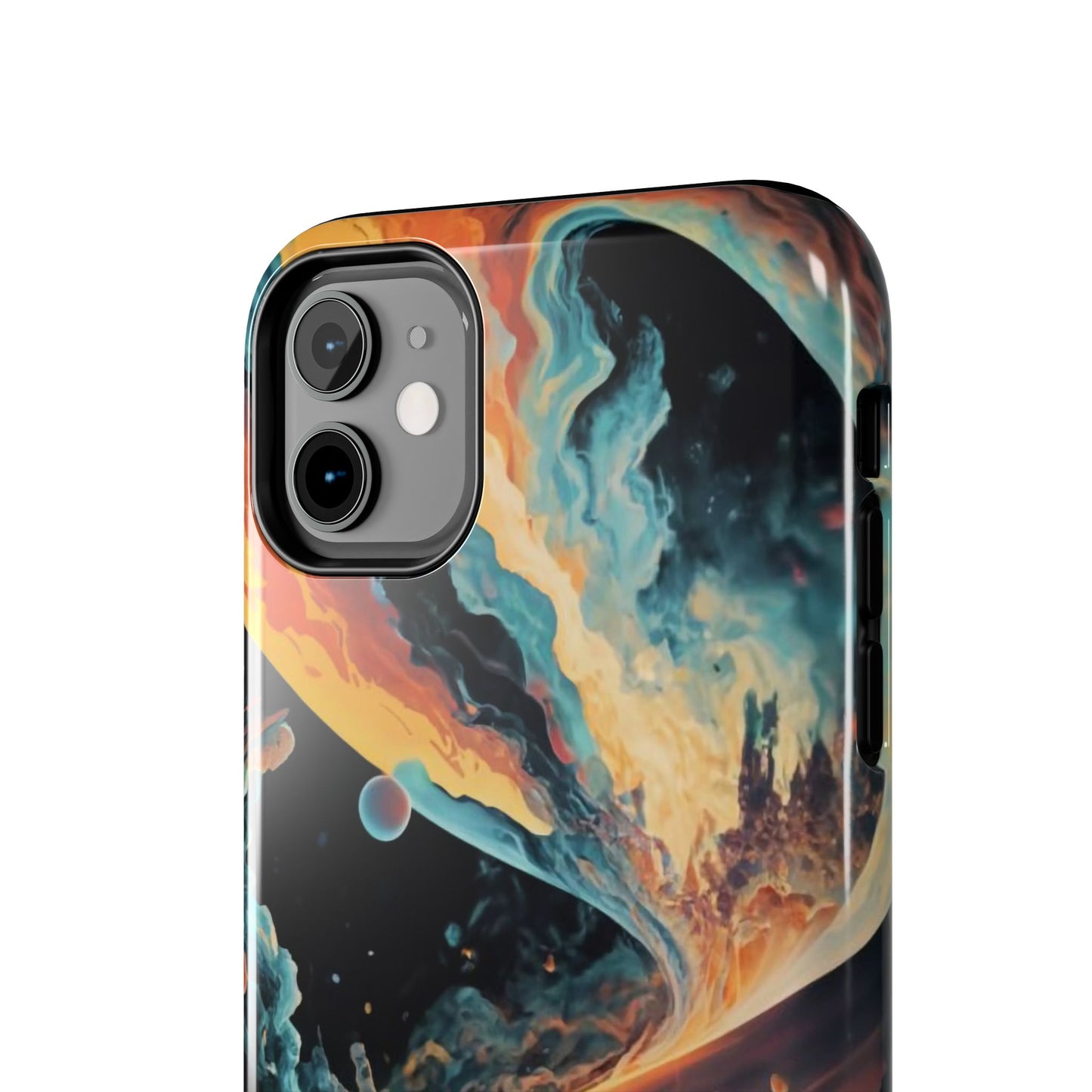 Retro Futuristic Space Odyssey Tough Phone Case