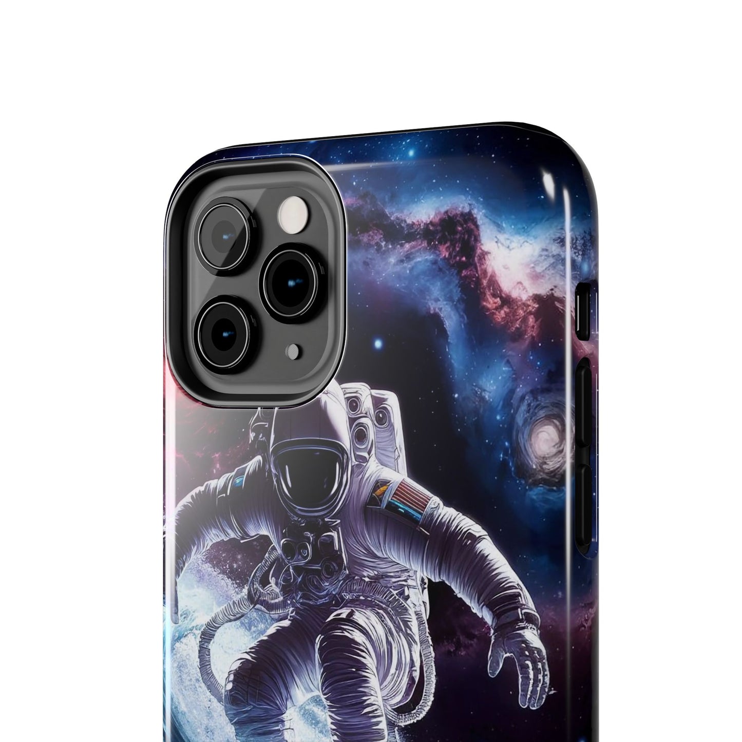 Galactic Wave Rider Astronaut Tough Phone Case