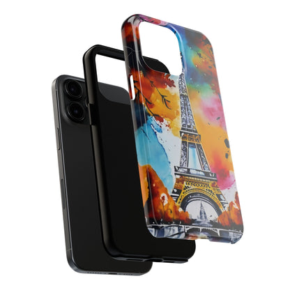 Vibrant Twilight Eiffel Defender Case