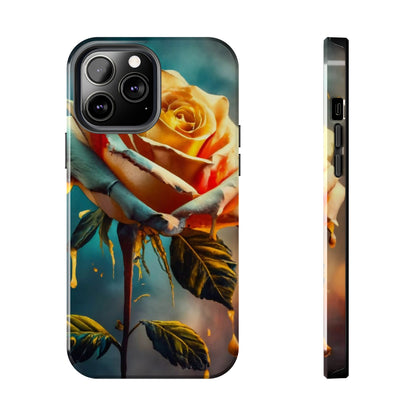 Golden Rose Elegance Tough Phone Case