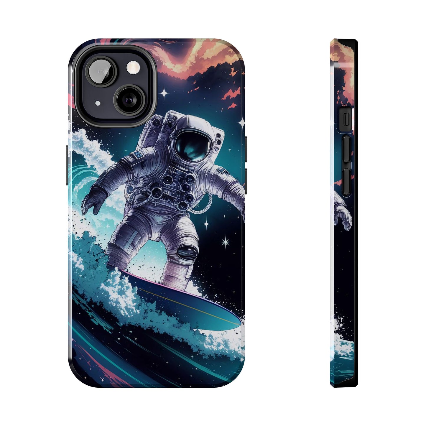 Space Surfer Astronaut Adventure Tough Phone Case