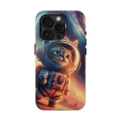 Cosmic Kitty Space Explorer Tough Phone Case