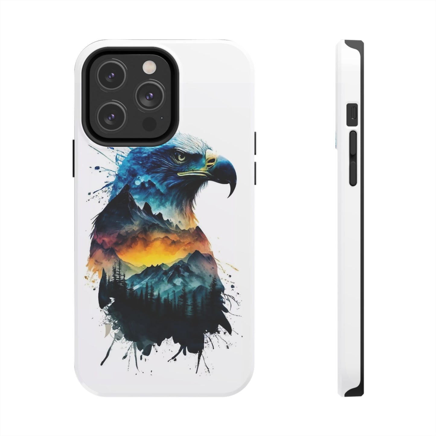 Intense Gaze Bald Eagle Tough Phone Case