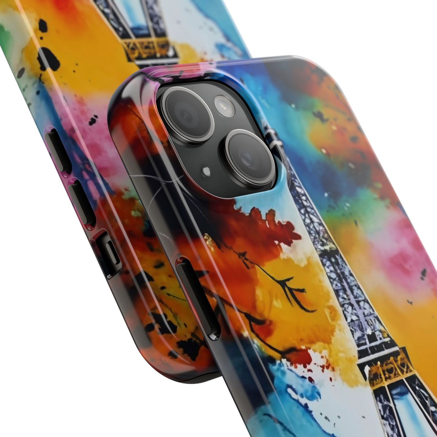 Vibrant Twilight Eiffel Defender Case