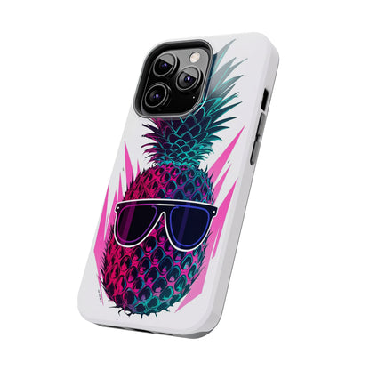 Sunglass Clad Pineapple Funk Tough Phone Case