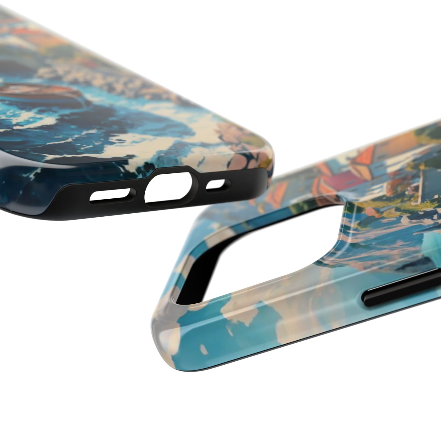 Coastal Dreamscape Boat Tough Phone Case