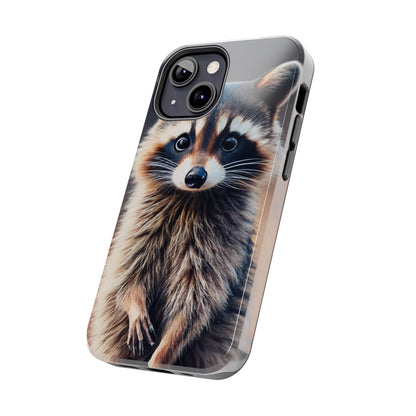 Abstract Raccoon Charm Tough Phone Case