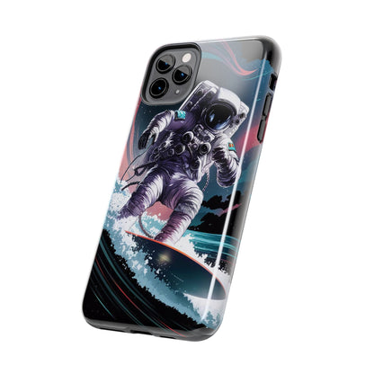 Cosmic Crest Astronaut Wave Rider Tough Phone Case