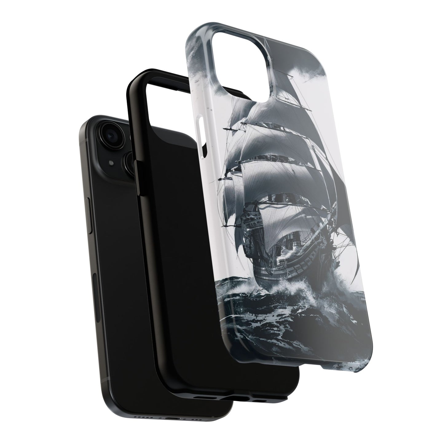 Tempest Voyage Pirate Ship Tough Phone Case