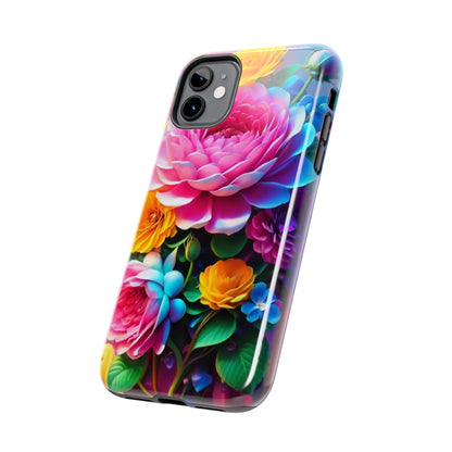 Vibrant Floral Splendor Tough Phone Case