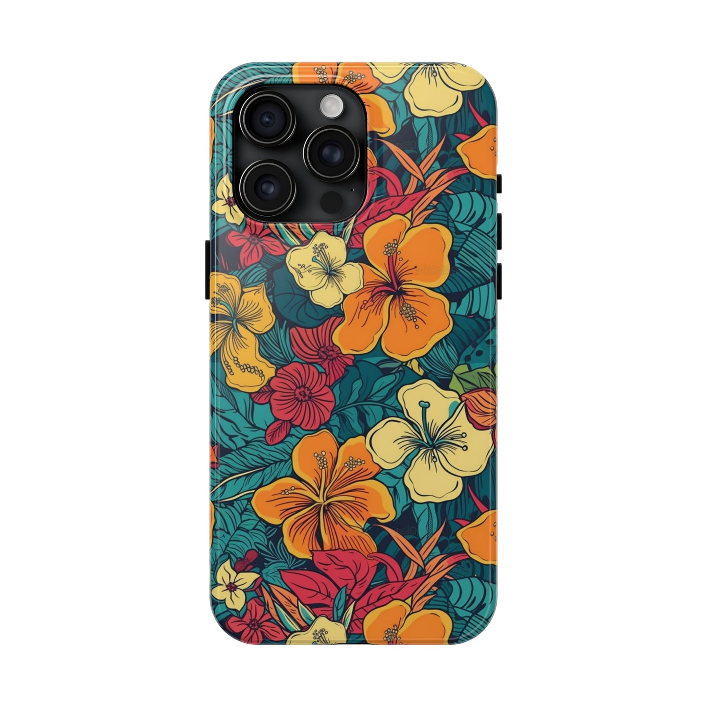 Brilliant Lokelani - Hawaiian Tough Phone Case