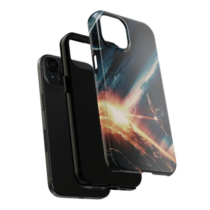 Celestial Voyage Space Scene Tough Phone Case