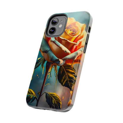 Golden Rose Elegance Tough Phone Case