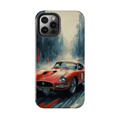 City Drive Red Sports Car Tough Phone Case