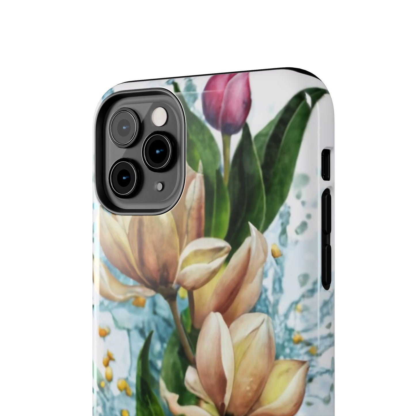 Blossom Splash Watercolor Floral Tough Phone Case