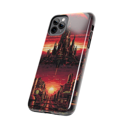 PixelVista Futuristic City Tough Phone Case