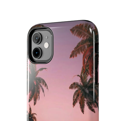 Golden Horizon Palm Sunset Tough Phone Case