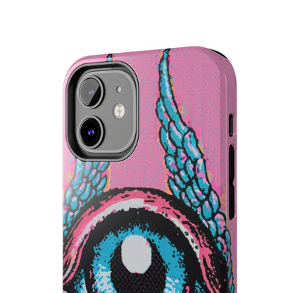 Halftone Horizon Eyeball iPhone Case