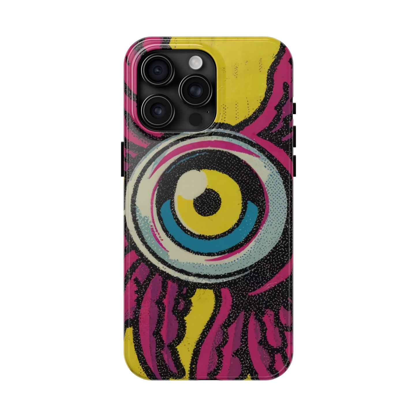 Golden Gaze Winged Eye iPhone Case