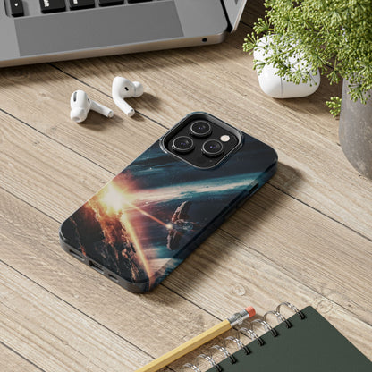 Celestial Voyage Space Scene Tough Phone Case