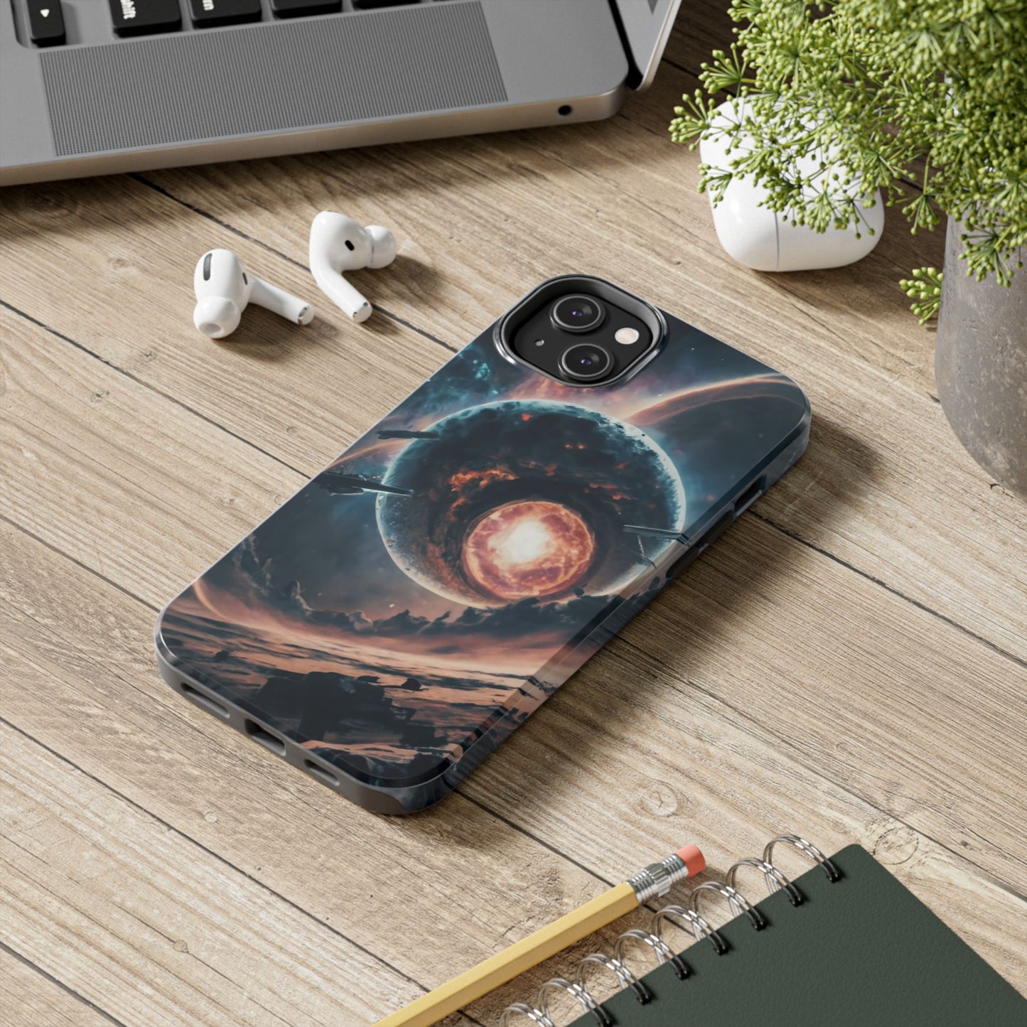 Cosmic Implosion Planet Tough Phone Case