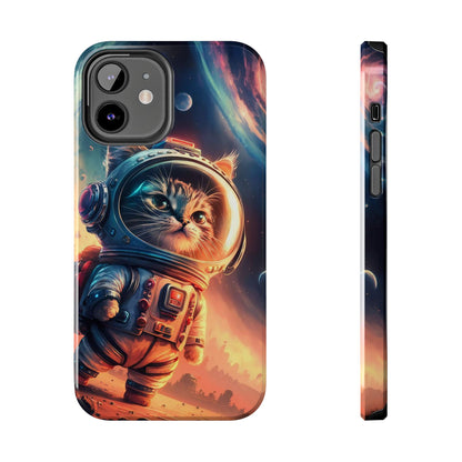 Cosmic Kitty Space Explorer Tough Phone Case