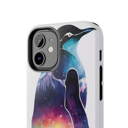 Arctic Majesty Penguin Tough Phone Case