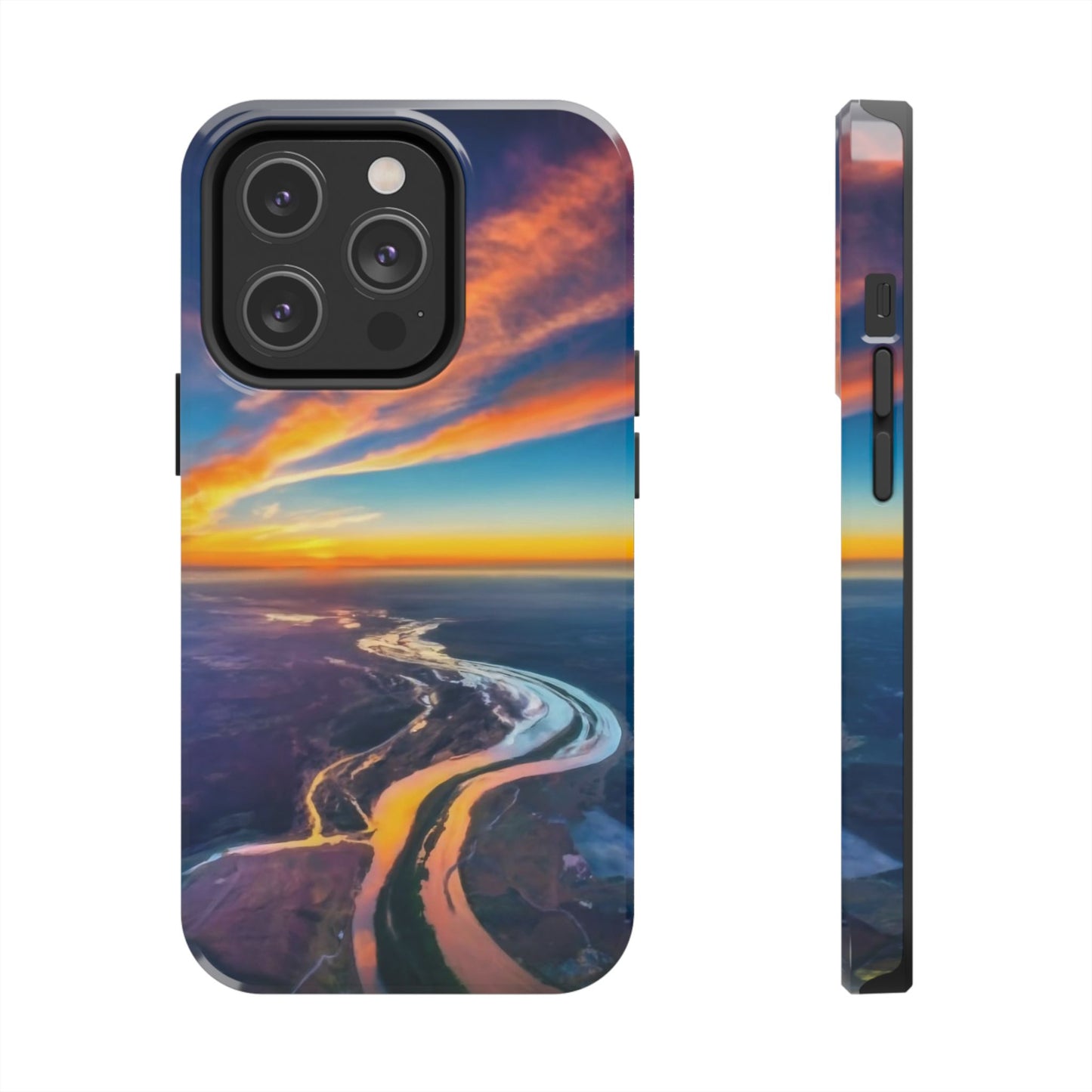 Celestial Sunset Earth View Tough Phone Case