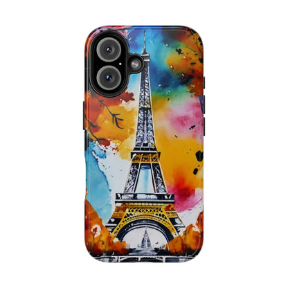 Vibrant Twilight Eiffel Defender Case