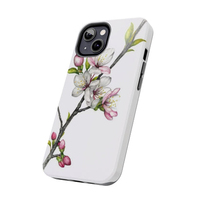 Minimalist Blossom Branch Tough Phone Case