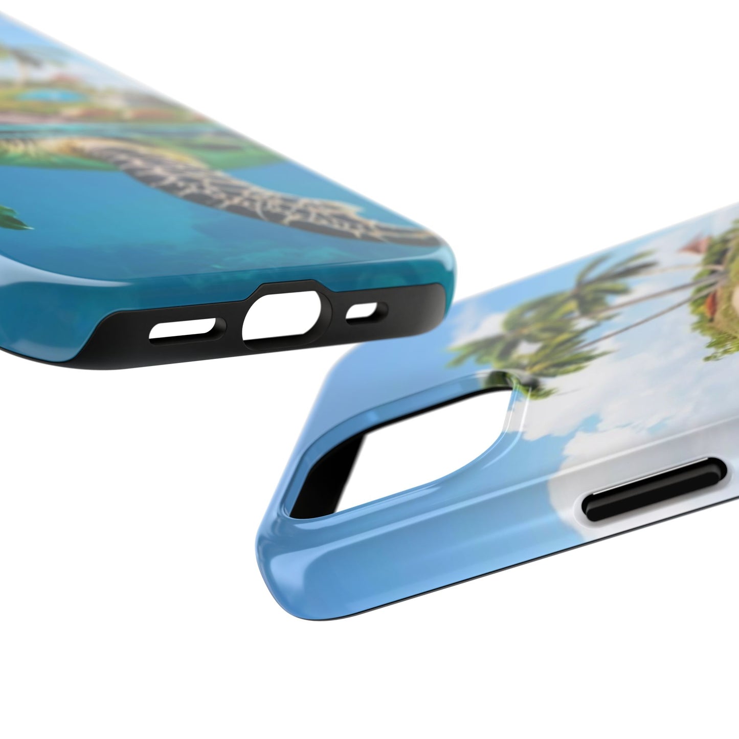 Island Turtle Ocean Adventure Tough Phone Case